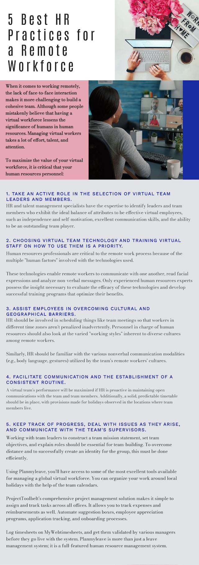 5 Best HR Practices for a Remote Workforce